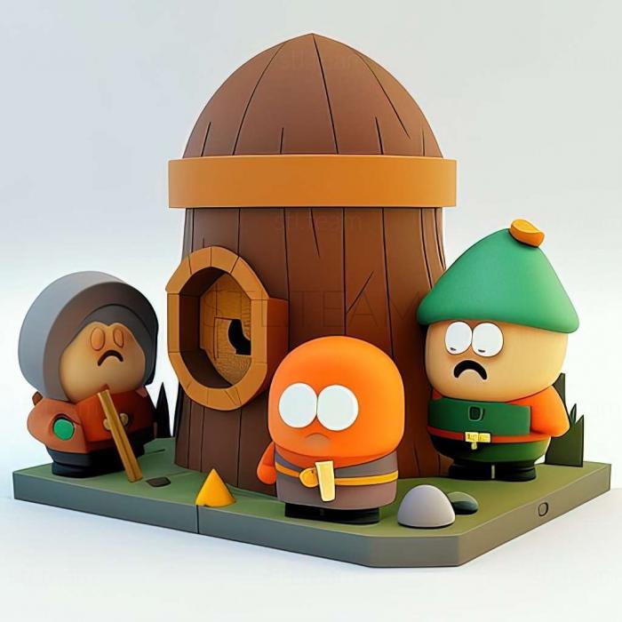 3D model South Park Lets Go Tower Defense Play game (STL)